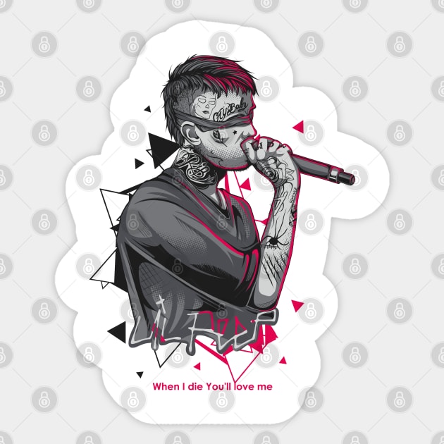 Lil Peep Sticker by DenielHast